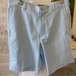 Peter Millar Blue/White Pinstripe Shorts